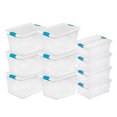 thumbnail image 1 of Sterilite Bac de Rangement à Loquet de 64 Qt (Lot de 6) + Boîte à Pince Profonde (Lot de 4), 1 of 9