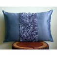 thumbnail image 2 of The HomeCentric Blue Lumbar Pillow Cover, Textured Ribbon Lumbar Pillow Cover, Pack of 2, 12"x18" (30x45 cm) Lumbar Pillow Cover, Rectangle Silk Lumbar Pillow Cover, Modern Lumbar Pillow - Blue Love, 2 of 4