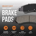 thumbnail image 2 of Max Advanced Brakes - SelectMAX Rear Brake Pads for 2007-2009 Dodge Sprinter 3500, Carbon Ceramic Rear Brake Pads, Hardware Included, Everyday Driving, Low Dust, Quiet, 2 of 6