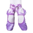 thumbnail image 4 of NOKIO Chaussures de Ballet à Bride Élastique Ajustable pour Enfants, Conception à Semelle Fendue, Adhérence aux Orteils, Chaussures d'Entraînement de Yoga, Chaussures de Danse d'Intérieur Légères pour Filles, 4 of 6