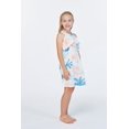 thumbnail image 2 of Robe Hawaïenne pour Fille à Col Rond avec Volants au Coucher de Soleil Néon, 2 of 5