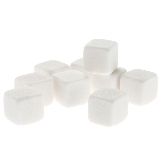 Amdohai Anself 9pcs 20mm Whisky Ice Stones Drinks Cooler Cubes Beer Rocks Granite with Pouch