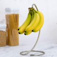 thumbnail image 2 of Banana Hanger Stand for Kitchen Countertops | Modern Satin Nickel Banana Holder Tree Hook., 2 of 2
