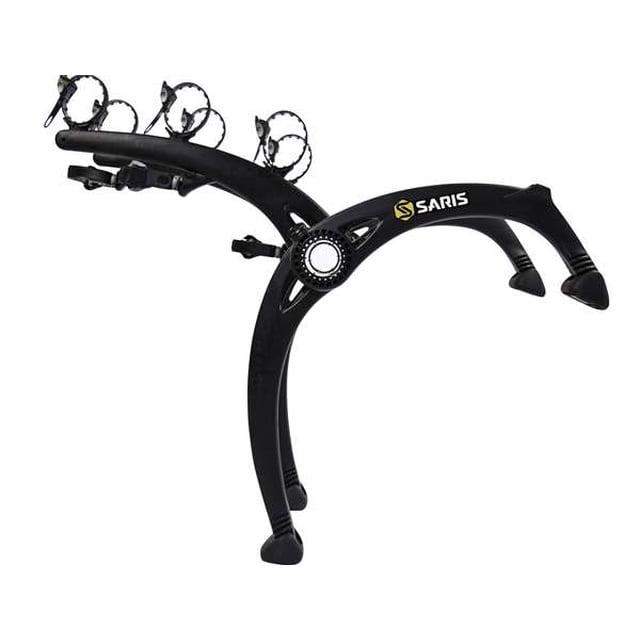 Saris Bike Racks, Bones EX Car Trunk Bicycle Rack Carrier, Mounts 3 Bikes, Black
