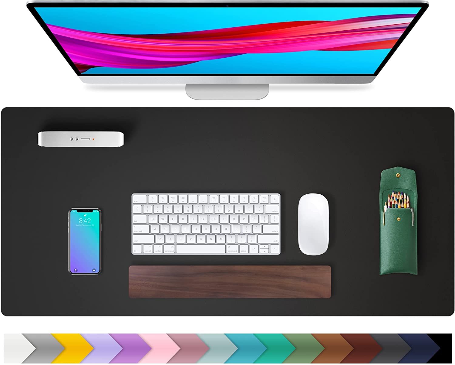 Mouse Pad, Desk Pad, Laptop Desk Pad, Office and Home Waterproof Desk Writing Pad