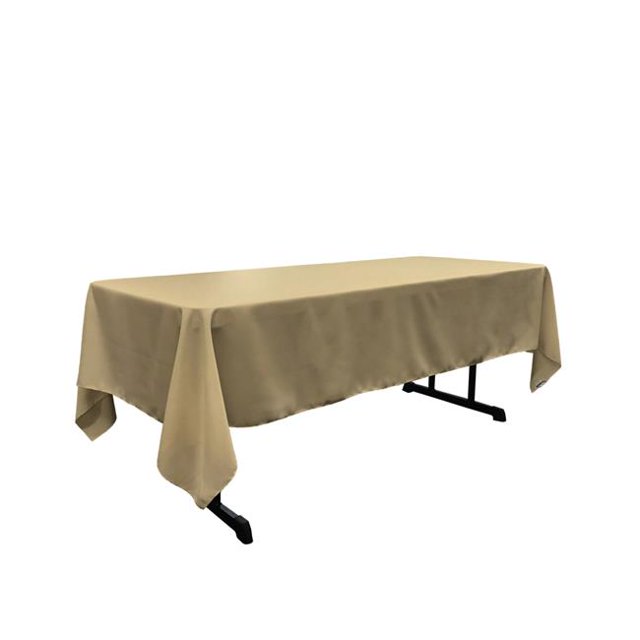 TCpop60x108-TaupeP13 Nappe Rectangulaire en Popeline de Polyester - 60 x 108 Po