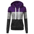 thumbnail image 2 of RKSTN Sweat-Shirt pour Femmes Mode Automne Patchwork Couleur Ample Grande Taille Pull Décontracté Poches Manches Longues, 2 of 4