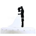 thumbnail image 1 of Unik Occasions Couple Nuptiale Silhouette Acrylique Gâteau Topper, 1 of 3