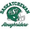 thumbnail image 2 of CFL Saskatchewan Roughriders Texte en Texte en Texte Blanc Molleton à Col Ras du Cou 2X-Grand, 2 of 4