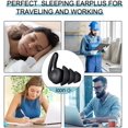 thumbnail image 3 of 2 Paires de Bouchons d'Oreilles Réducteurs de Bruit pour Dormir Confortables Réutilisables en Silicone Bouchons d'Oreilles Antibruit, 3 of 5