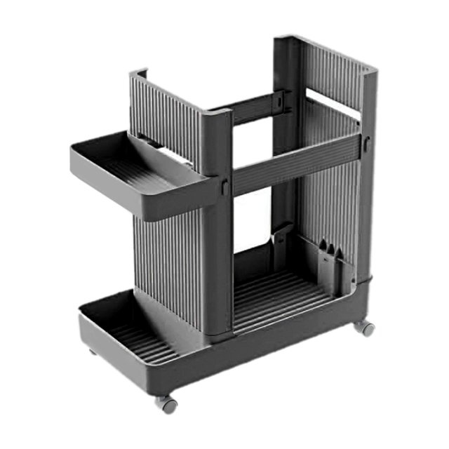veasfak Yoga Mat Storage Rack Cart Home Gym Storage Rack for Kettlebells Foam Roller