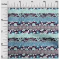 thumbnail image 2 of oneOone Viscose Jersey Chocolate Brown Fabric Floral Craft Projects Decor Fabric Printed By The Yard 60 Inch Wide, 2 of 5