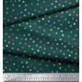 thumbnail image 2 of Soimoi Velvet Fabric Texture & Triangle Geometric Print Sewing Fabric Yard 58 Inch Wide, 2 of 3