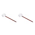 thumbnail image 2 of maskred Cooking Ladle Cooking Sauce Gravy Spoon Sauce Restaurant Punch Egg Soup for Red 252x62mm 2Set, 2 of 6