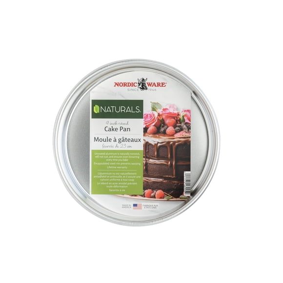 Moule à gâteau rond en aluminium de 9 po de Nordicware Naturals®
