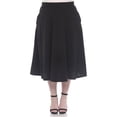 thumbnail image 1 of White Mark Jupe Midi Évasée Tasmin pour Femmes, 1 of 6