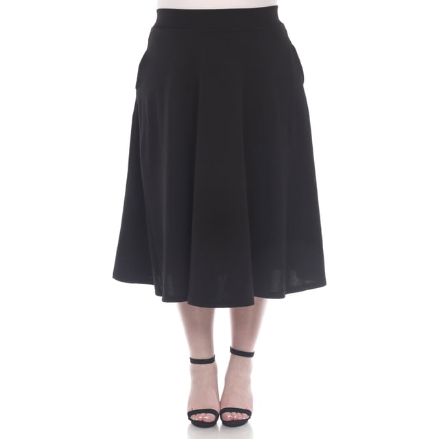 White Mark Jupe Midi Évasée Tasmin pour Femmes