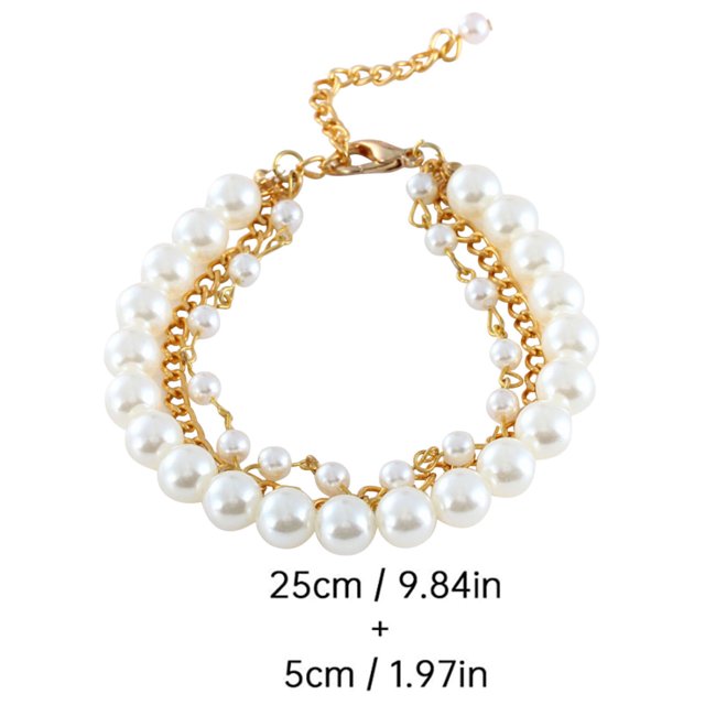 LSLJS Collier Collier pour Chien en Perles Bijoux pour Chiot Collier Brillant en Strass Cat Collier Bling pour Chien Collier Cat Bijoux pour Animaux Collier