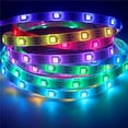 thumbnail image 4 of DC5V 5050 LED Light Strip RGB 1M 2M 3M 4M 5M 30/60/144 LEDs Smart Addressable Pixel Black PCB IC WS2812, Waterproof IP65 IP67,No Waterproof IP20 (60LED 4 Meter, Waterproof IP65), 4 of 6