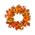 thumbnail image 3 of Autumn Thanksgiving Wreath 18inch Door Wreath Versatile Artificial Maple Leaves, 3 of 9