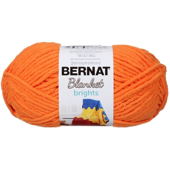 Fil Blanket Brights™ de Bernat®, Polyester #6 Super Bulky, 10.5oz/300g, 220 Yards