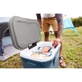 thumbnail image 2 of Coleman Classic Series 60-Quart Wheeled Camping Cooler, 56.7-Litre Camping Cooler, Lakeside Blue, 2 of 6