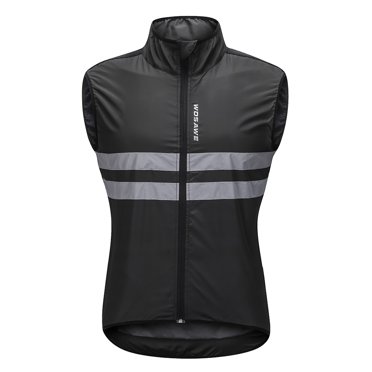 Amdohai Wosawe Maillot de Cyclisme Sans Manches Coupe-Vent Respirant VTT Vélo Veste de Sport pour Hommes et Femmes