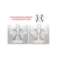 thumbnail image 3 of INSPIRE CHIC Bretelles de Soutien-Gorge Clips Boucles Sangle de Soutien-Gorge Antidérapante Boucles Sangles pour Femmes Forme Fleur Blanche, 3 of 6