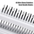 thumbnail image 3 of Meat Tenderizer With 48 Stainless Steel Meat Tenderizing And Marinate Tool Kitchen Tenderizers Cooking Grilling Bbq Marinade Flavor Maximizer, 3 of 7