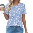 thumbnail image 2 of Birdeem Womens Round Neck Fashionable Casual Short Sleeved Spring/Summer Top, 2 of 12