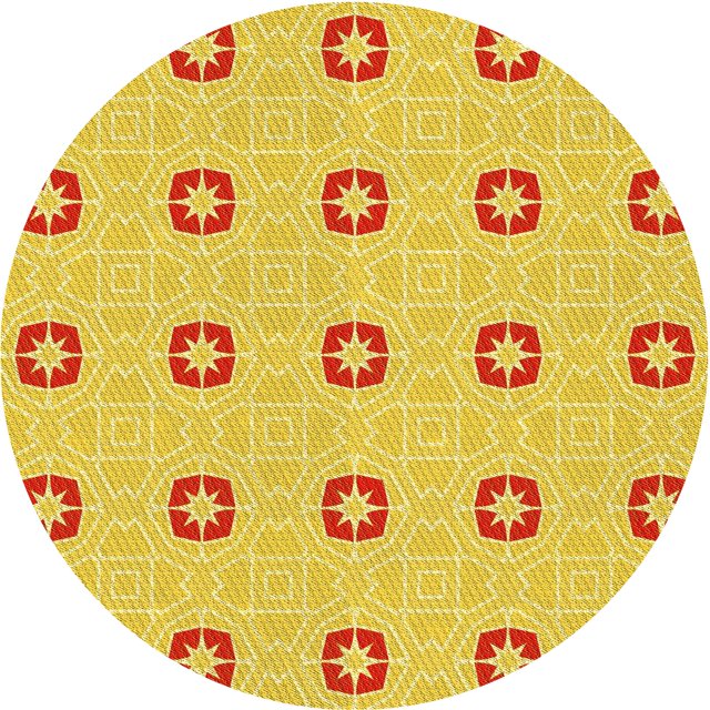 Ahgly Company Tapis d'Intérieur Lavables à la Machine, Carrés Transitionnels, Jaune Banane, Carré de 3'
