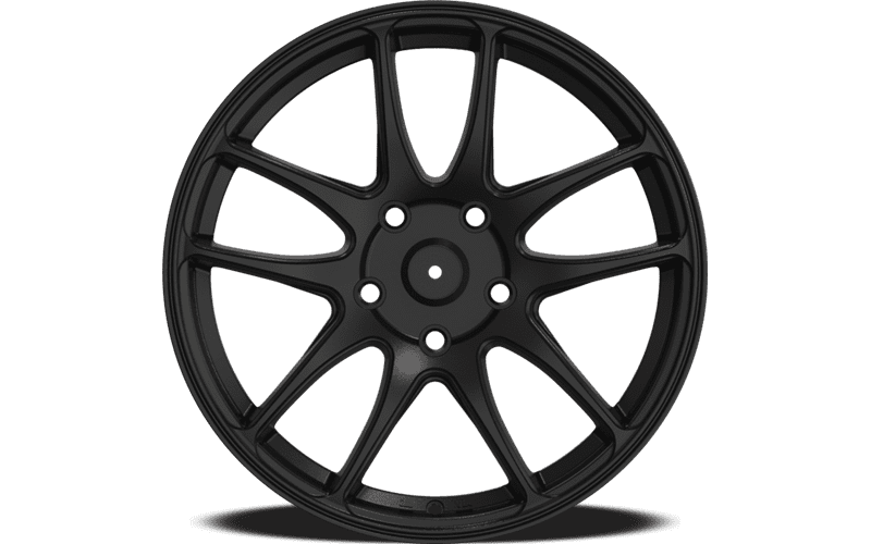 Jante YKW JA3 en alliage Noir brillant de 18x8 pouces pour 2015 - 2026 Mercedes-Benz C-Class (convient pour W205 & W206)