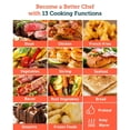 thumbnail image 3 of COSORI Pro Gen 2 Air Fryer 5.8QT, Upgraded Version with Stable Performance & Sleek New Look, 13 One Touch Functions, 100 Paper & 1100 Online Recipes, Dishwasher-Safe Detachable Square Basket, Black, 3 of 5