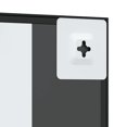 thumbnail image 4 of vidaXL Wall Mirror Black 40x40 cm Square Iron, 4 of 5