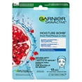 thumbnail image 1 of Garnier SkinActive Moisture Bomb Super Hydrating Sheet Mask with Pomegranate, 32 mL, 1 of 8