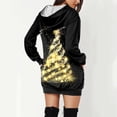 thumbnail image 4 of Kcodviy Femmes Vintage Joyeux Noël Chandail à Capuchon pour Femmes avec Fermeture Éclair Robe Imprimée Manches Longues Chandails pour Femmes Chandails à Capuchon Manches Longues Midi Grande Taille Chandail à Capuchon Robes à Fermeture Éclair avec Poches, 4 of 6