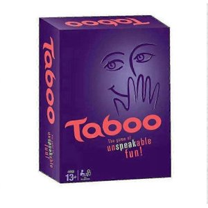 Taboo Game Classic Hourglass Timing Family Board Game WHBYV