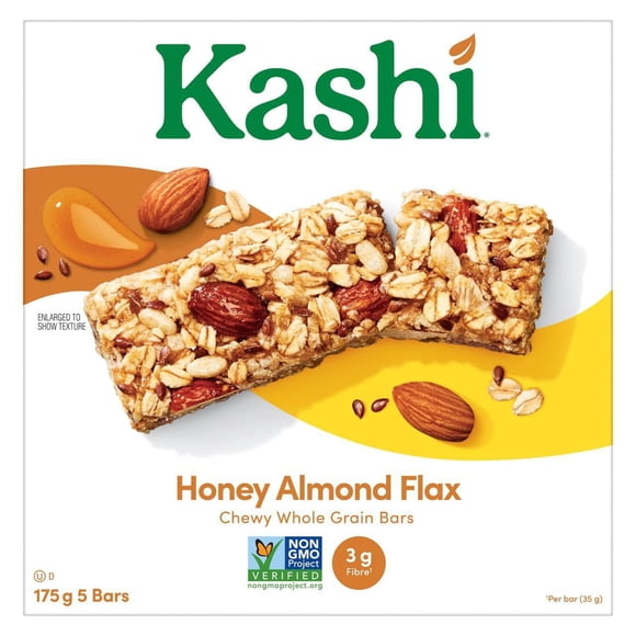 Kashi Whole Grain Bars, Honey Almond Flax, 175g, 5 bars