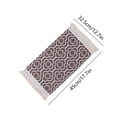 thumbnail image 3 of EGNMCR Kitchen Utensils Set, Cooking Utensils Set, Placemats Napkins New Thick Cotton And Linen With Tassel Placemats Insulated Placemats Beautiful And Practical Table Insulation Mat Placemat Napkin, 3 of 6