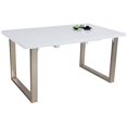 thumbnail image 5 of Inspirer Studio Roman Extendible Dining Table Pedestal Table (High-Gloss White), 5 of 5