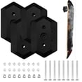 thumbnail image 2 of 1/2 Pcs Support Mural pour Planche à Roulettes Longboard Rangement Présentoir Supports Muraux Porte-Manteaux, 2 of 3