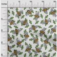 thumbnail image 2 of oneOone Polyester Spandex Forest Green Fabric Honey Bees Craft Projects Decor Fabric Printed By The Yard 56 Inch Wide, 2 of 4