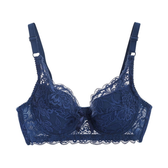 Mrat Clearance Push up Bras for Women Underwire Lace Bras Comfortable Easy Close Everyday Bras Underwear Push up Bra with Padded