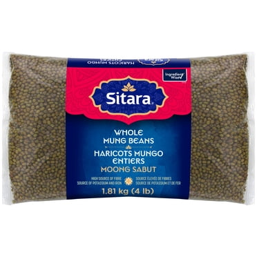 Sitara Whole Mung Beans - 4 LB 1.8 kg