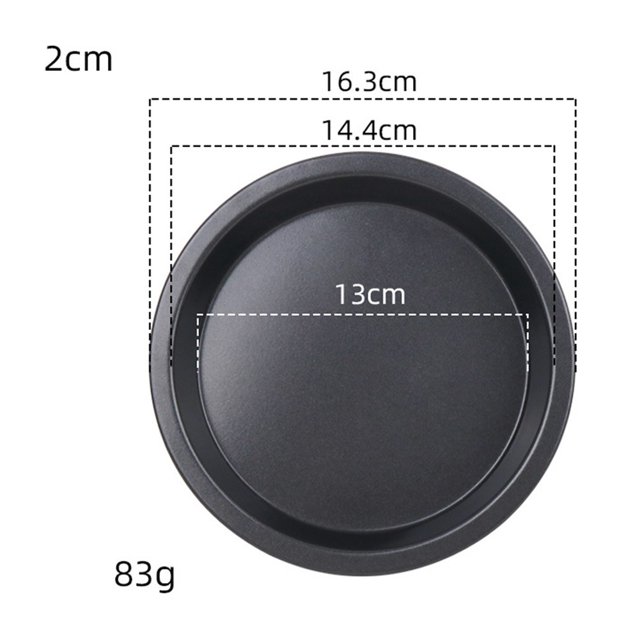 Ruibeauty 5-10 Inch Non-Stick Pizza Trays Steel Baking Tool Pizza Pan Oven Tool