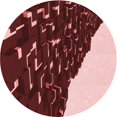 thumbnail image 1 of Ahgly Tapis d'Intérieur Lavable en Machine Carré Transitionnel Rose Corail Clair, 3 Pieds Carré, 1 of 7