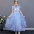 thumbnail image 3 of HAWEE Costume de Princesse des Neiges pour Fille, Robe de Fête d'Halloween Chic, 3 of 6