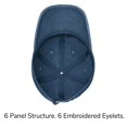 thumbnail image 2 of DouZhe Adjustable Washed Cotton Baseball Cap - Retro Game Controller Prints Vintage Dad Hat Unisex Sports Caps (Blue), 2 of 6