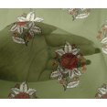 thumbnail image 4 of oneOone Viscose Chiffon Fabric Leaves & Floral Block Printed Fabric 1 Yard 42 Inch Wide, 4 of 4