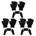 thumbnail image 2 of Thinsony Cotton Women Fingerless Mittens For Winter Soft And Comfortable Outdoor Activities Practical 3Set, 2 of 6